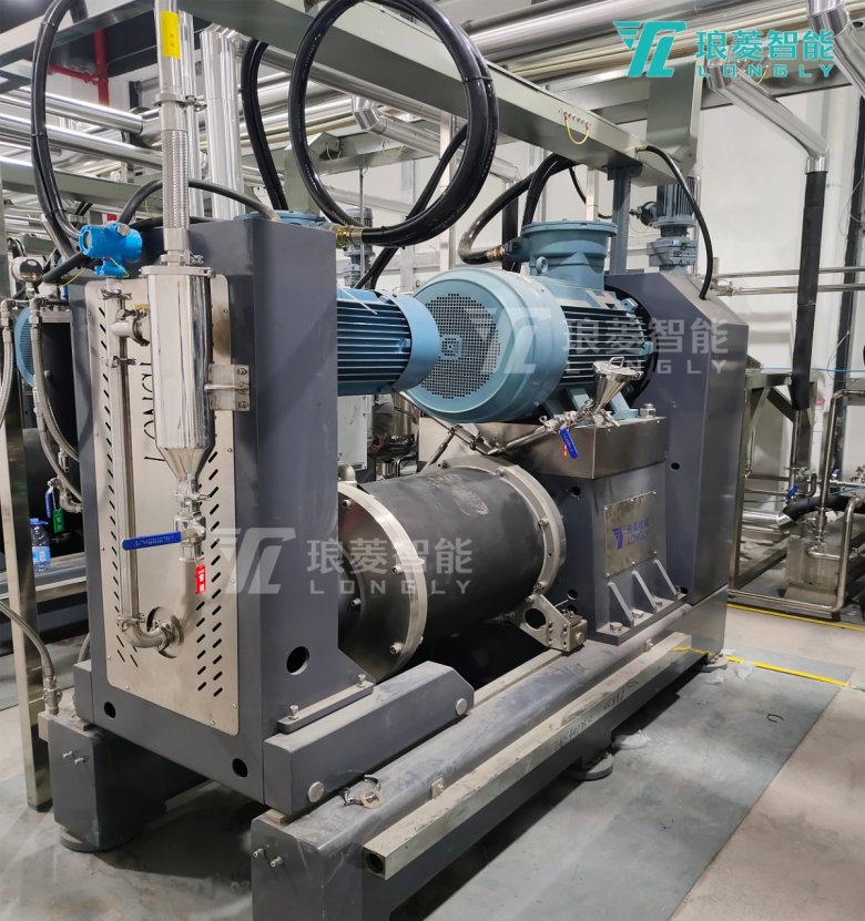砂磨机NT-VS应用于氧化石墨烯研磨自动化生产线