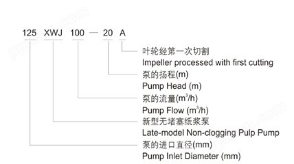 XWJ系列新型无堵塞纸浆泵